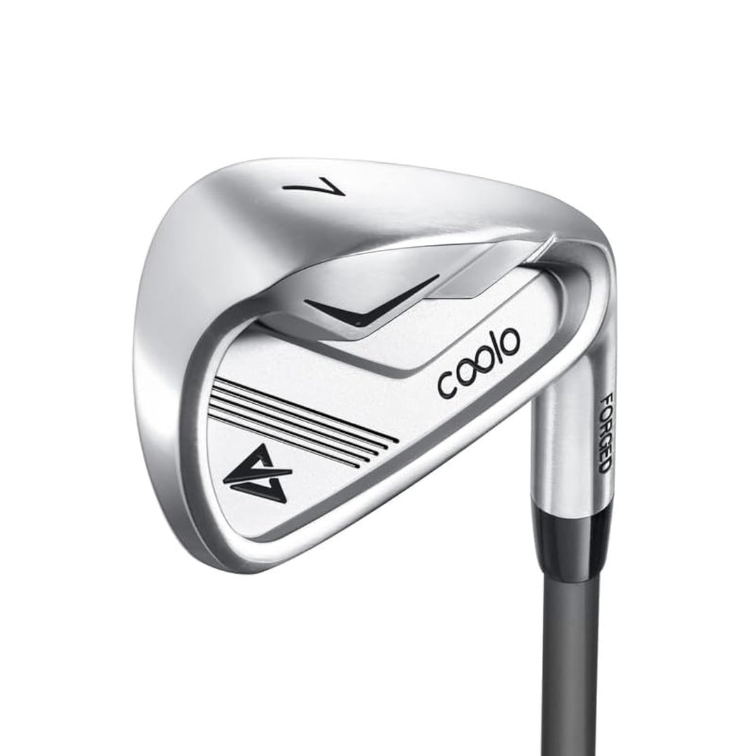 COOLO Einzelne Graphit-Golfeisen für Golfer, langsamere Schwunggeschwindigkeiten, reduzierte Belastu