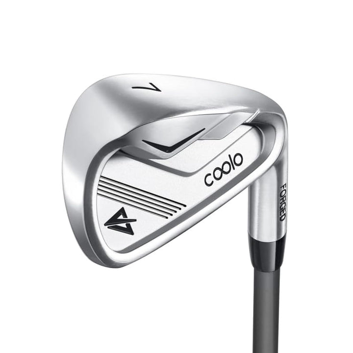 COOLO Einzelne Graphit-Golfeisen für Golfer, langsamere Schwunggeschwindigkeiten, reduzierte Belastu