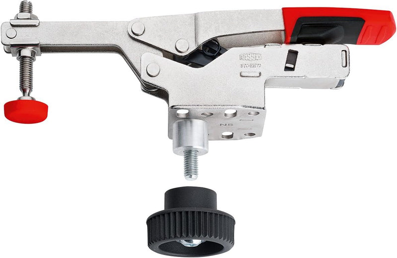 Bessey STC-IHH25-T20 Schubstangenspanner mit waagerechter Grundplatte STC-IHH/35 mit Zubehör-Set