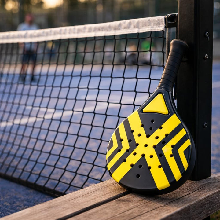 Padel Schläger Erwachsene Profi Racket Padelschläger Set mit Meshtasche Tennis Schläger für Anfänger