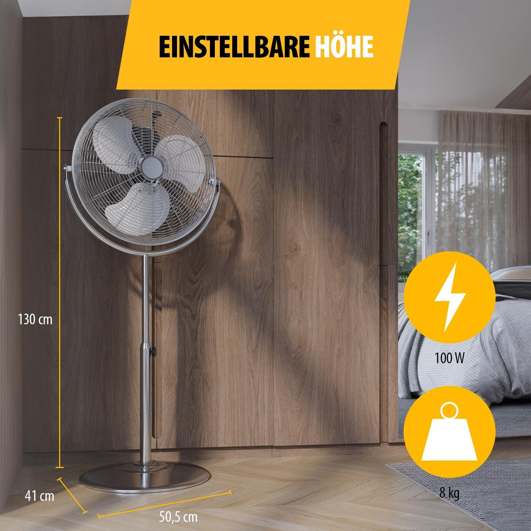 Tristar VE-5975 Highspeed-Standventilator – 45 cm – Metall