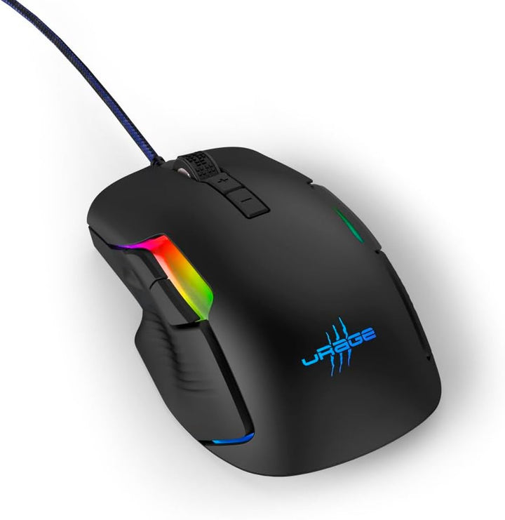 Hama Reaper 600 USB-Maus (optisch, 32000 DPI), Schwarz