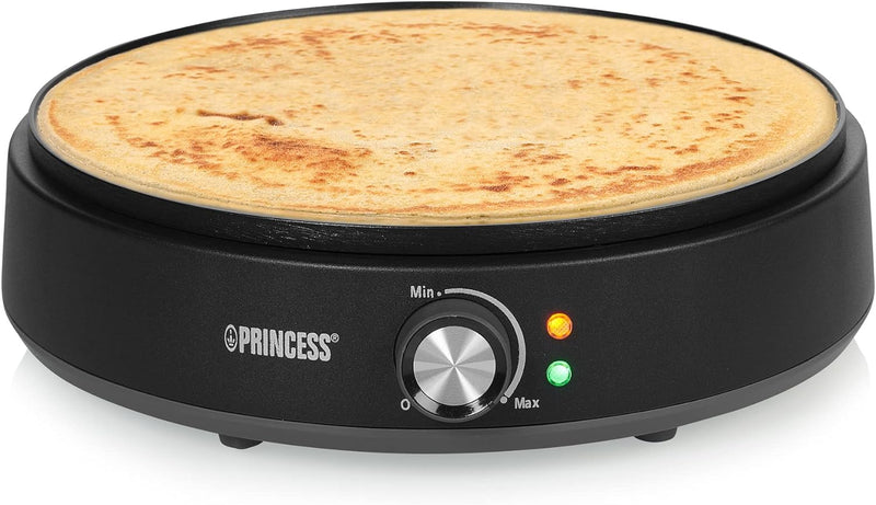 Princess 492235 Crêpe-Maker Deluxe, Backfläche ø 30 cm, einstellbarer Thermostat, Antihaftbeschichtu