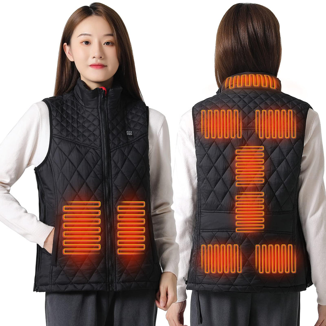 Oneshlee Heizweste Damen, Wärmeweste Elektrisch, Heizjacke Usb, Weste Mit Heizung, Warme Weste Behei