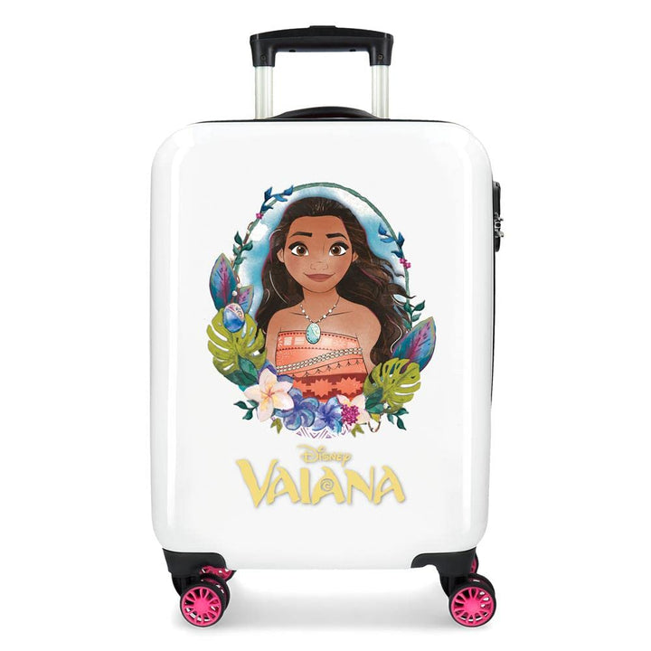 Disney Vaiana Kabinentrolley, Mehrfarbig, 38 x 55 x 20 cm, Hartplastik, seitlicher Kombinationsversc