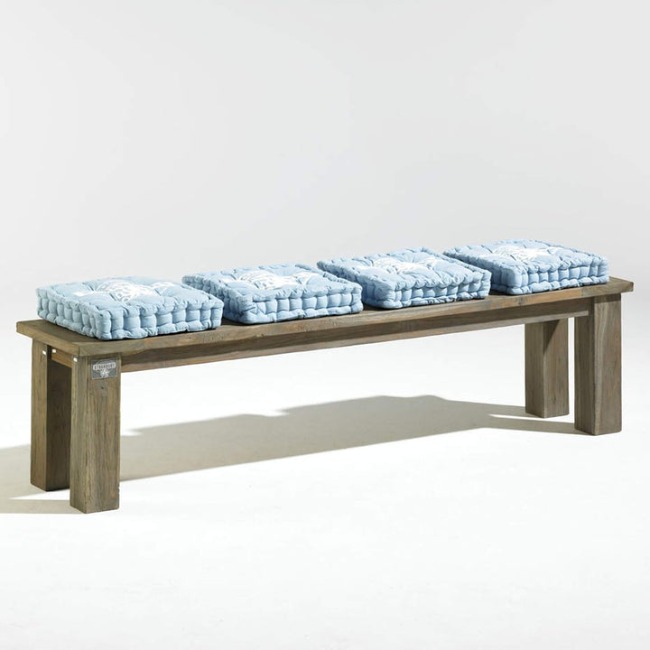 Strandgut07 Sitzkissen, 40 x 40 cm, Hellblau 40 x 40 cm Hellblau, 40 x 40 cm Hellblau