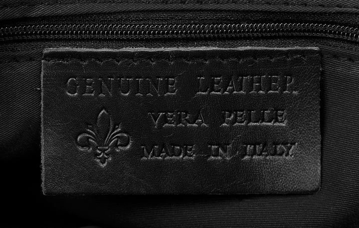Abendtasche Echt Leder Damen Made in Italy, Clutch Handtasche, Umhängetasche mit Magnetverschluss, e