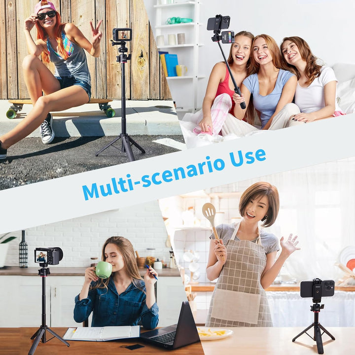 Mini Kamera Stativ 54cm/21.6in, ULANZI MT-73 Stativ Kamera Klein mit 1/4'' Schraube, Reise Stativ, P