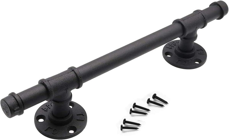 2 Stück Scheunentor Griff LONTAN Schmiedeeisen Schiebetür Handgriff Türgriff LS0503 – 360mm Ziehgrif