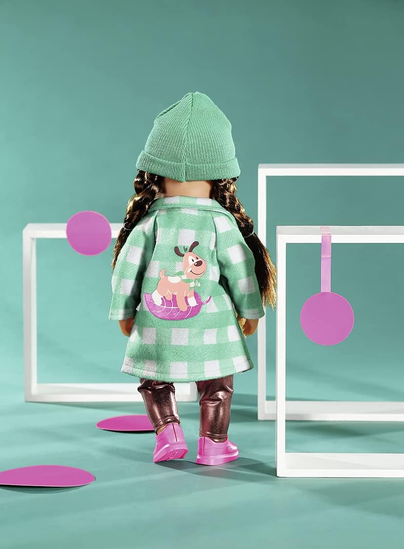 BABY born, Puppenkleidung, BABY born Deluxe Mantel 43 cm mit Jacke, Shirt, Leggings, Mütze und Schuh