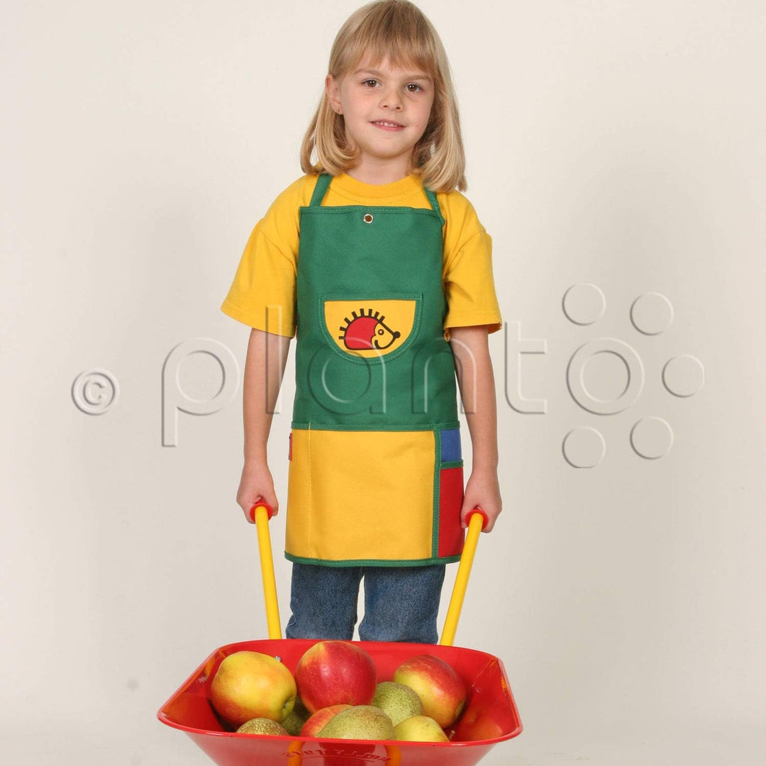 planto Kinder-Gartenschürze plantolino, Gärtnerschürze Gartenkleidung Schürze Arbeitsschürze, Latzsc