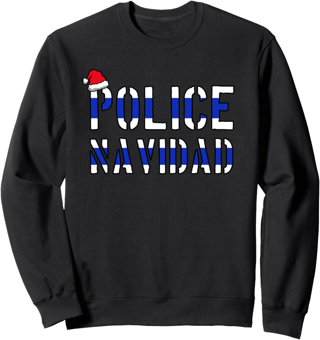 Police Navidad, Police Officer Ugly Christmas Sweater Gift Sweatshirt