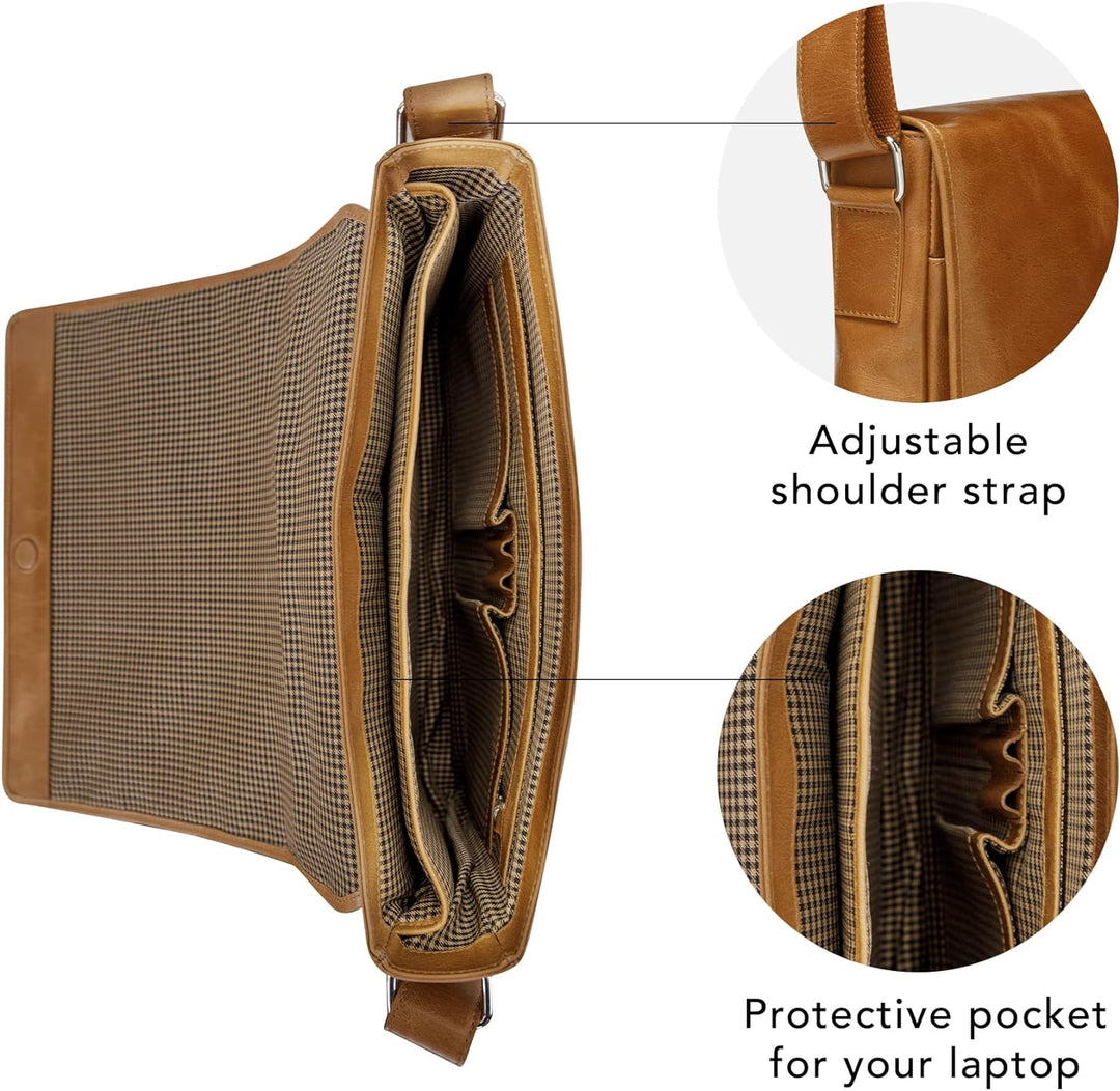 dbramante1928 - Marselisborg Arbeitstasche Herren Laptoptasche 14 Zoll - Business Taschen Herren - U