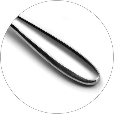 Amefa Cuba Set mit 12 Tischmessern, Edelstahl 18/10, 242 mm lang, 18/10_304, Schwarz Kuba, Kuba
