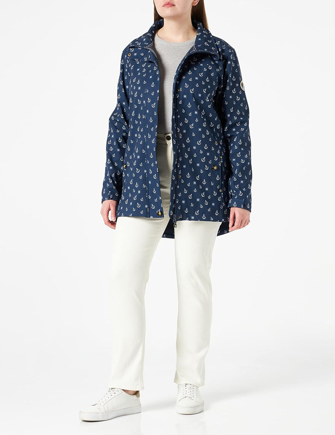 Ankerglut Damen #Ankerglutschein Women Softshelljacke 34 Navy, 34 Navy