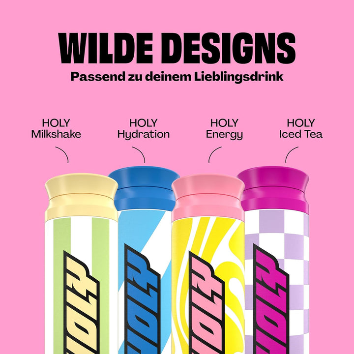 HOLY Iced Tea Thermo Shaker – 700ml Isolierflasche aus hochwertigem Edelstahl – bis zu 12 Stunden ka