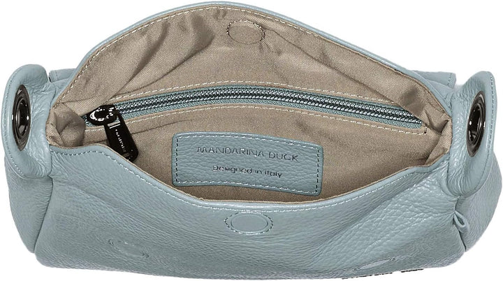 Mandarina Duck Damen Mellow Leather Umhängetasche 23x18x3 (L x H x W) Gargoyle, 23x18x3 (L x H x W)