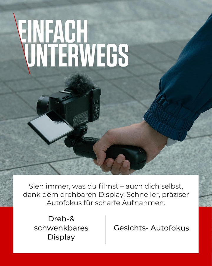 Canon PowerShot V1 – Vlog-Kamera mit Ultraweitwinkel f/2.8-Objektiv | Content Creator Equipment für