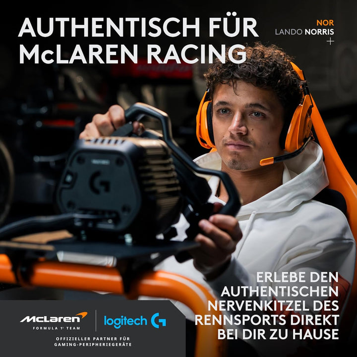 Logitech G RS Formula Wheel McLaren Racing Edition – Racing Sim Rennlenkrad für PC, Xbox, PlayStatio