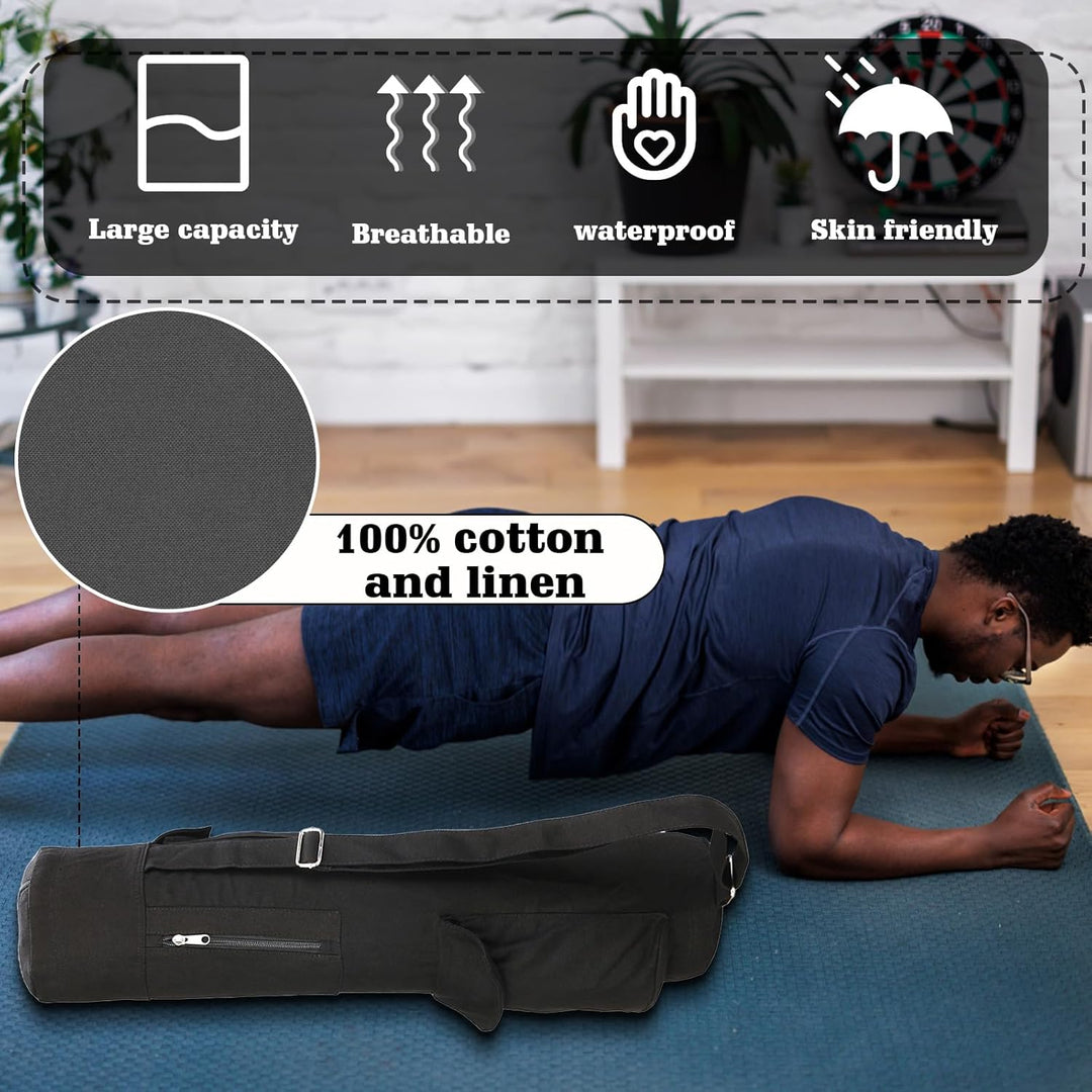 Nizirioo Yogatasche mit Nassfach und Flaschentasche multifunktionale Gym-Tasche, verstellbarer Schul