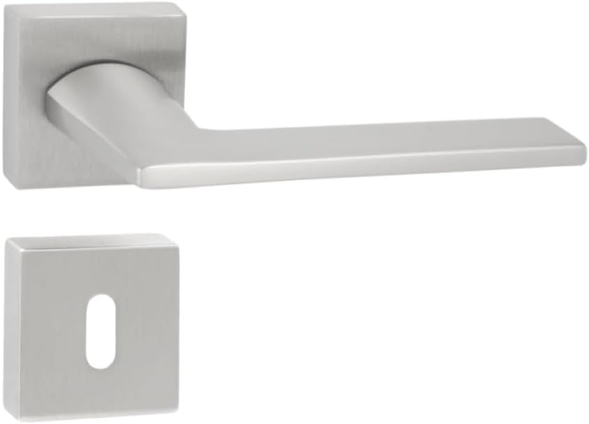 domino Türgriff DIANA-QR M4 BB-Buntbart Drückergarnitur für Zimmertüren Türdrücker-Set Rosetten-Garn