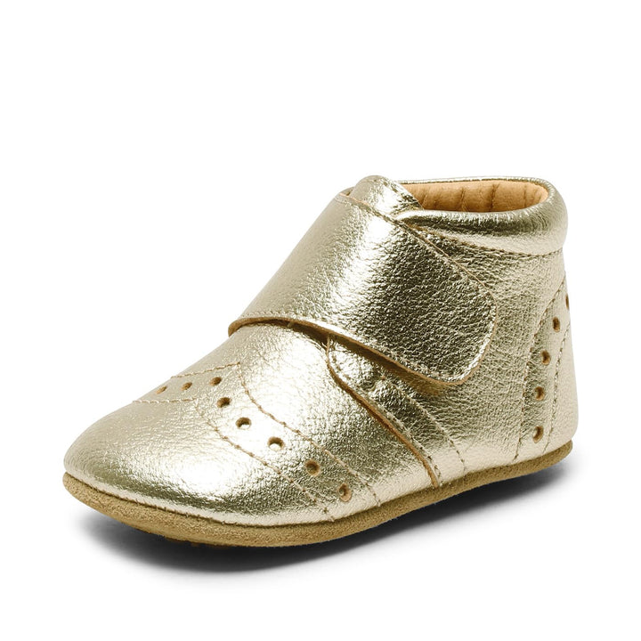 Bisgaard Mädchen Petit First Walker Shoe 24 EU Gold, 24 EU Gold