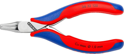 Knipex Elektronik-Bestückungszange mit Mehrkomponenten-Hüllen 125 mm 36 32 125