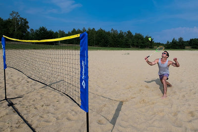 Schildkröt® Netzgarnitur Kombi, freistehendes Freizeit-Netz für Badminton, Street-Tennis und andere