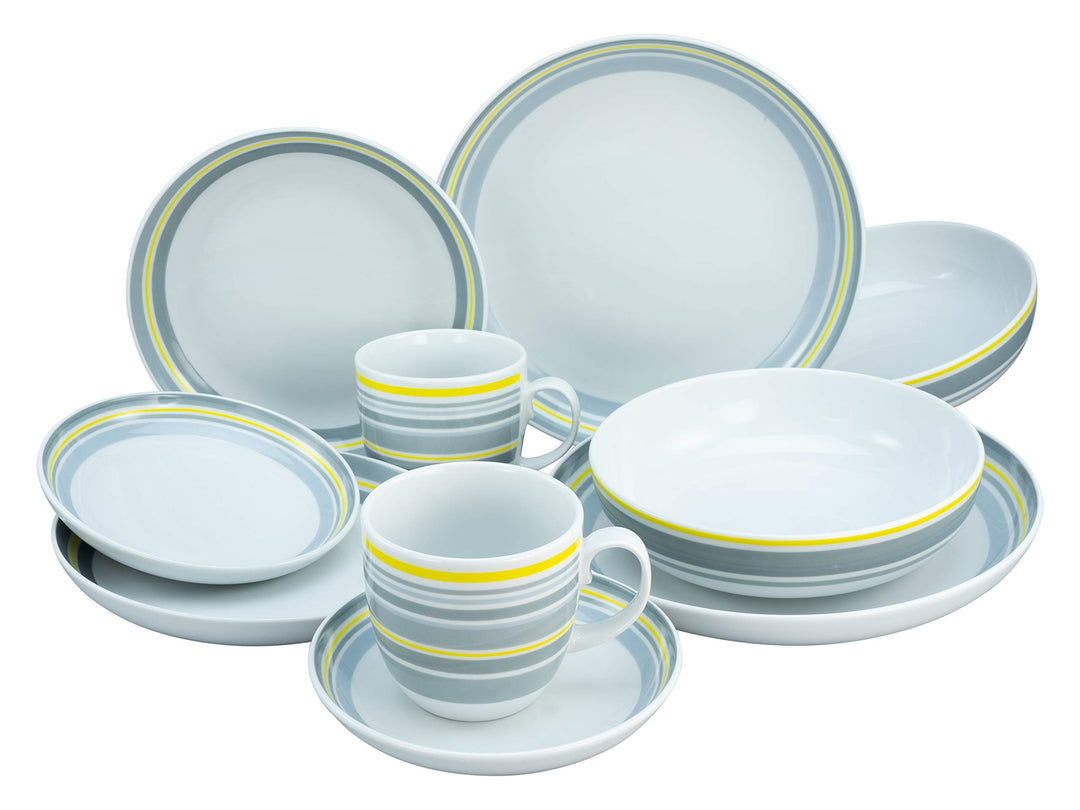 CreaTable, 22902, Serie Allround - Trend Line, Geschirrset, Kombiservice 10 teilig
