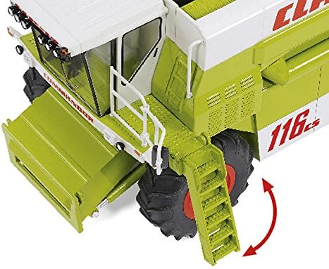 WIKING 7834 Claas Commandor 116 CS Mähdrescher, rot, Large