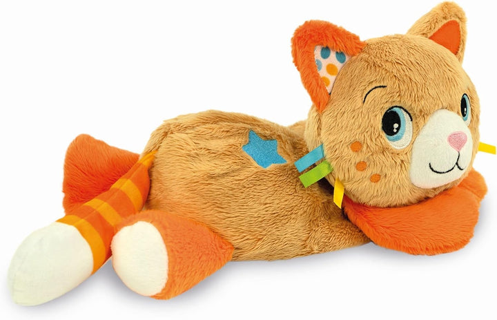 Clementoni Baby Kitty - Schlaf- und Kuschelkätzchen - Schnurrendes Plüsch-Kuscheltier zur Beruhigung