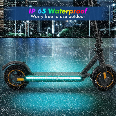 YUNYODA LED Lichtbänder für Elektroroller - Wasserdichtes faltbares Sicherheitsdekorationslicht für