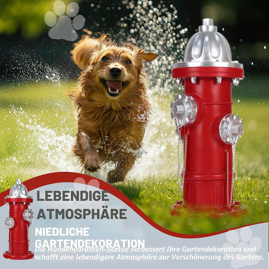 Prefdo Hunde-Feuer-Hydrant-Pfosten, Pee Post Trainingsstatue, für drinnen und draussen, Feuerhydrant