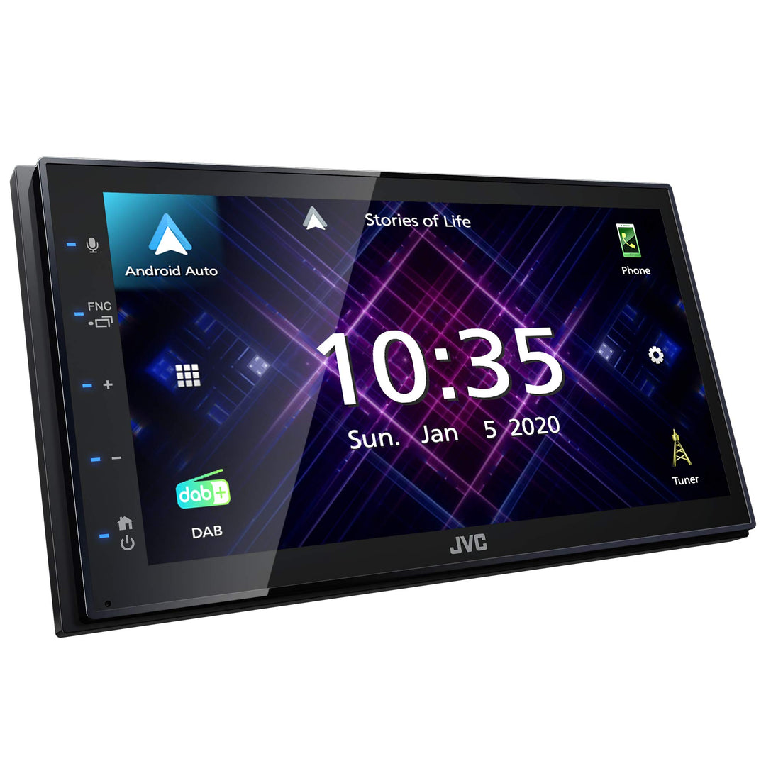 JVC KW-M565DBT - ohne Laufwerk, Apple CarPlay, Android Auto, 17,3 cm kapazitiver Touchscreen, DAB+/U