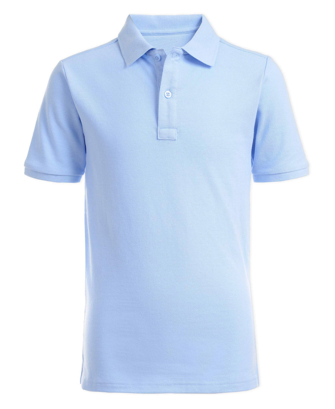Nautica Jungen School Uniform Short Sleeve Pique Polo Polohemd (1er Pack) S Hellblau, S Hellblau