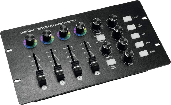 EUROLITE DMX LED EASY Operator Deluxe | DMX-Controller für 4 LED-Scheinwerfer