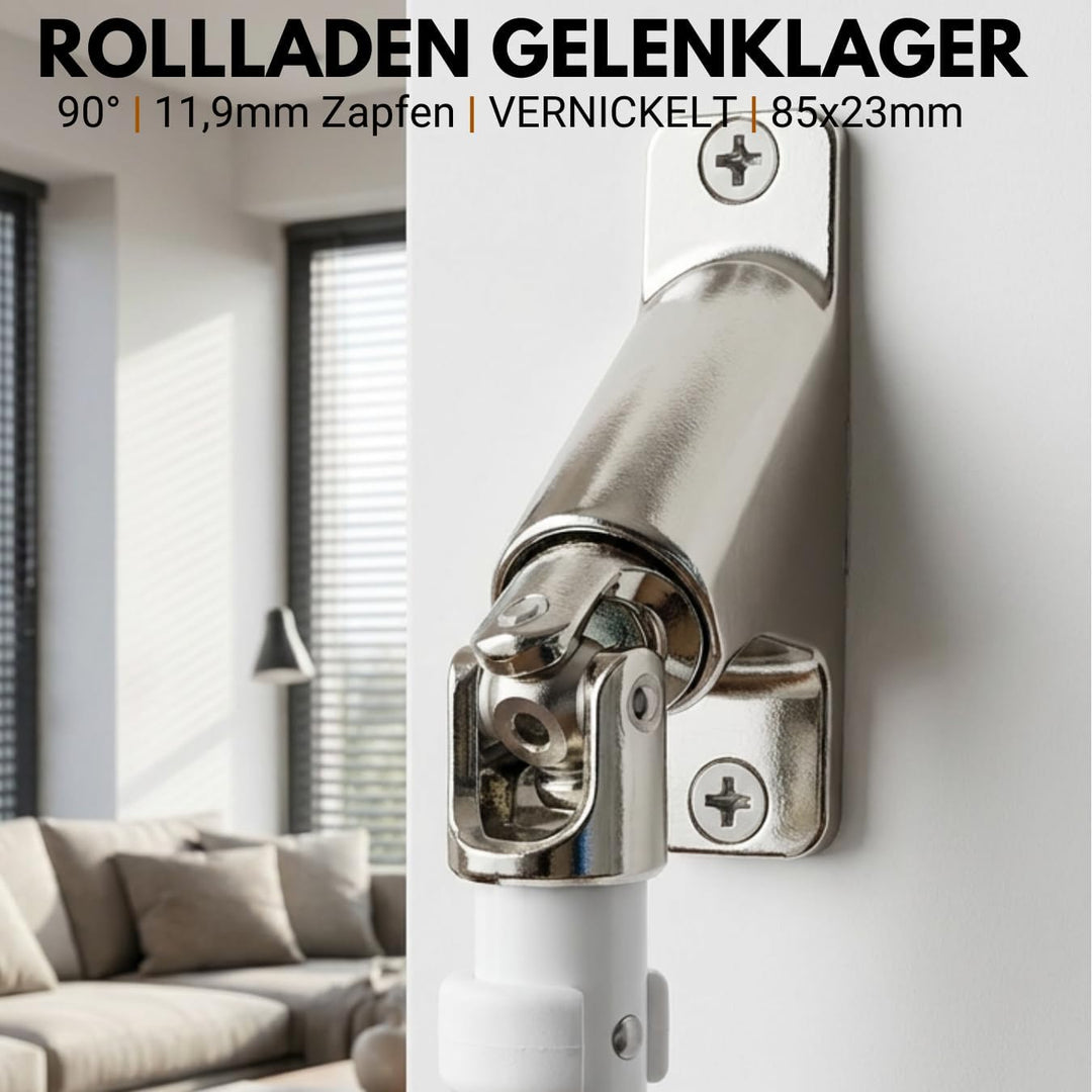 Rolladen Gelenklager 90° Lager Getriebe für Rolladen Rolladenlager Rolladen Kurbelgetriebe Gelenklag