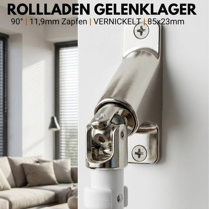 Rolladen Gelenklager 90° Lager Getriebe für Rolladen Rolladenlager Rolladen Kurbelgetriebe Gelenklag