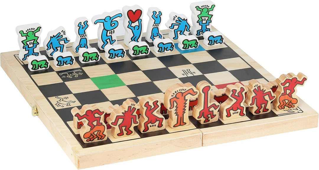 Jeu d'échecs GM en coffret - Keith Haring