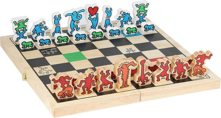 Jeu d'échecs GM en coffret - Keith Haring