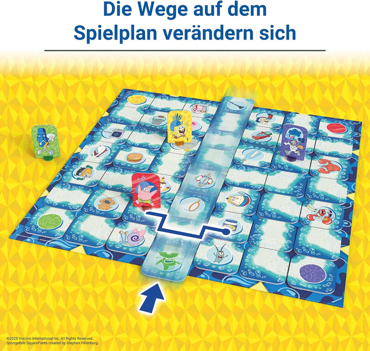 Ravensburger Spiele 25090 - Spongebob Schwammkopf Labyrinth - Der Spieleklassiker im Look der Serie