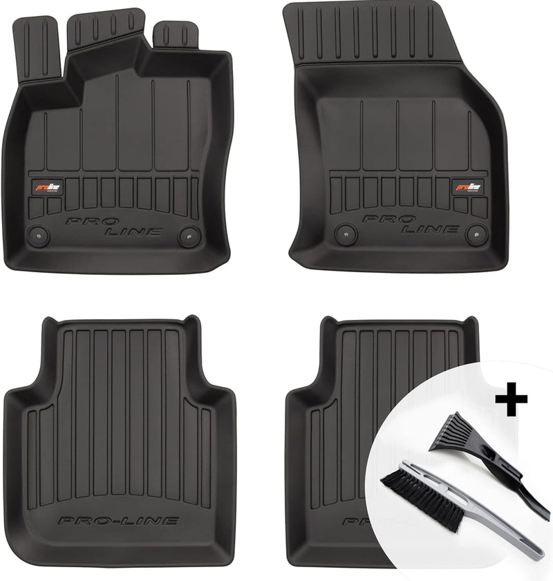 moto-MOLTICO 3D Gummimatten Auto Fussmatten Gummi Automatten 4-teilig Set - passend für Seat Tarraco