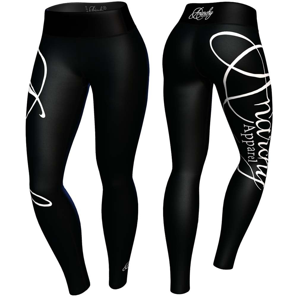 Anarchy Apparel Leggings, Panthera, Fitness, Women, Pants, Compression, Hosen XS Schwarz, XS Schwarz