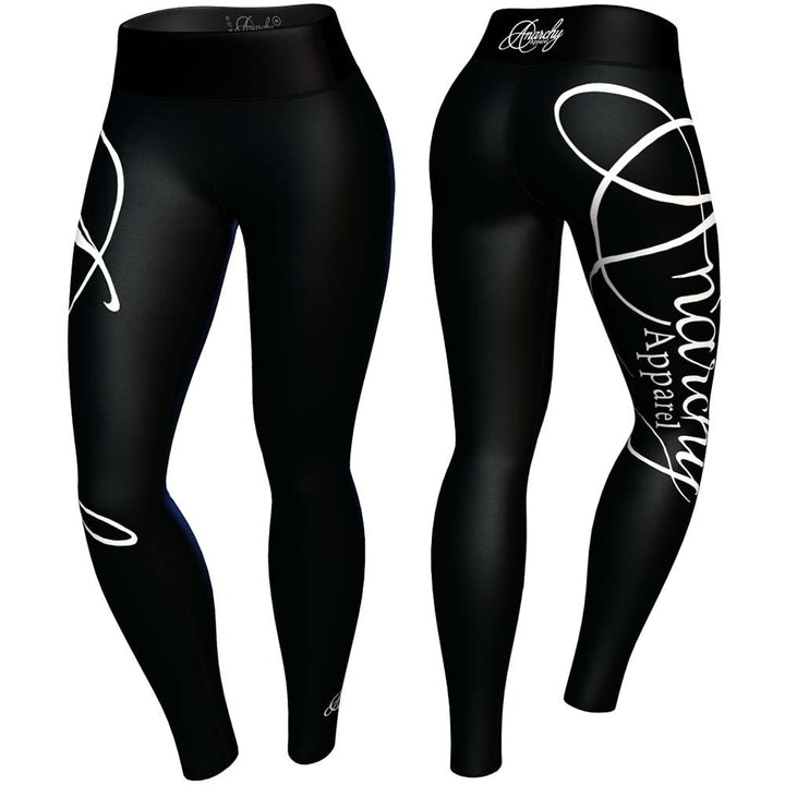 Anarchy Apparel Leggings, Panthera, Fitness, Women, Pants, Compression, Hosen XS Schwarz, XS Schwarz