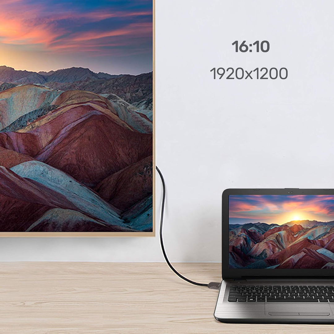 UNITEK DisplayPort auf DVI Kabel, Signalwandler, Konverter I 180cm I Auflösungen von bis zu 1920x120