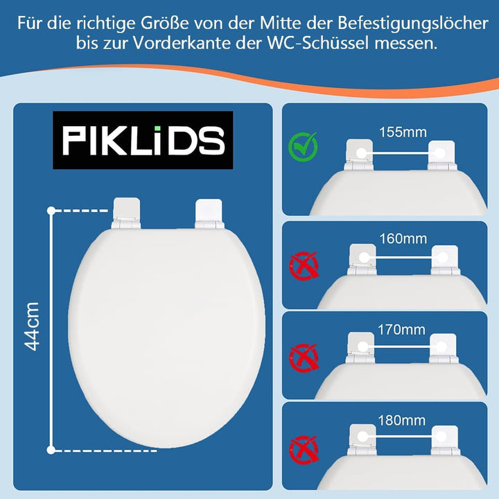 WC-Sitz Holzkern, Ｍatt – Soft-Touch & ultraglatt (ohne Orangenhaut), Absenkautomatik & Schnellversch
