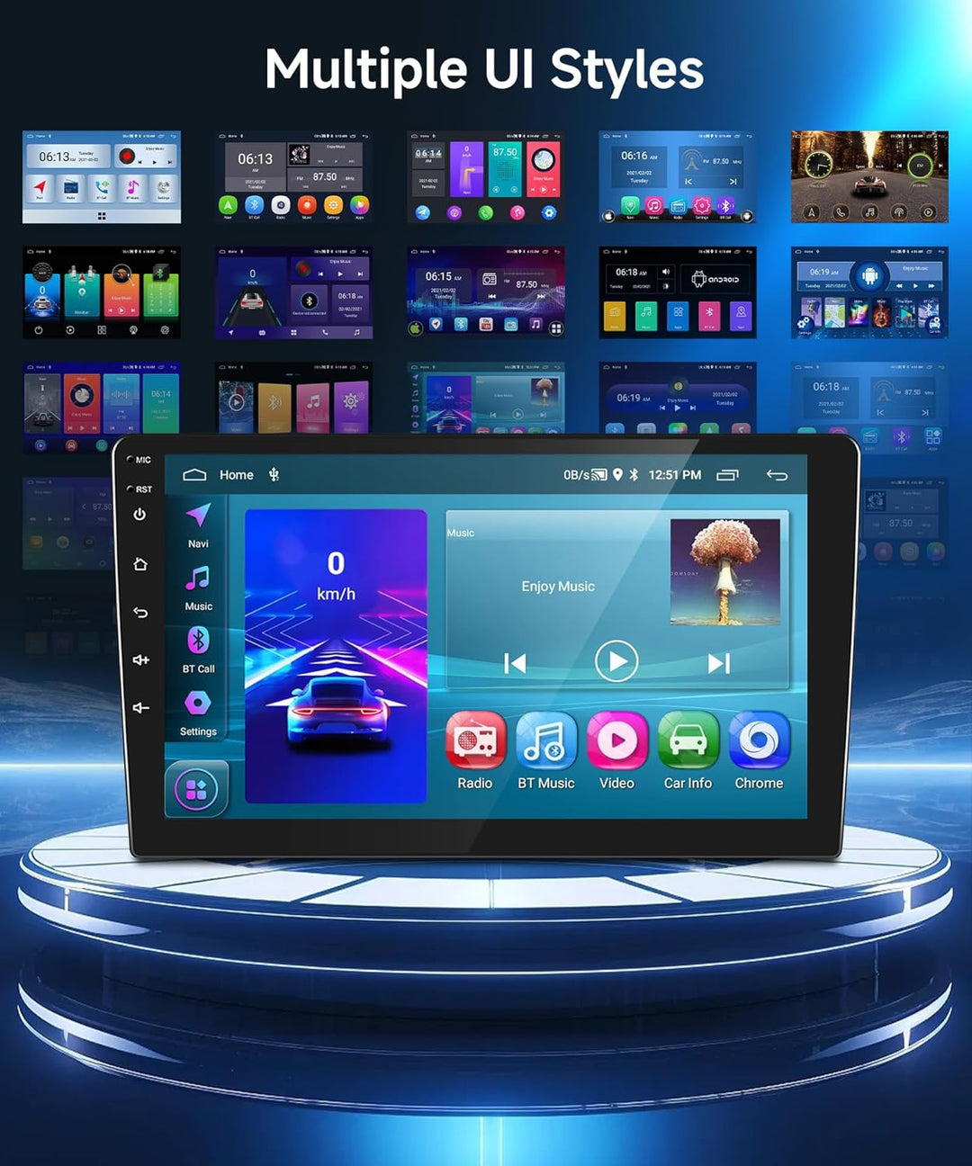 2G+64G Wireless Carplay Android 13 Autoradio für Suzuki Swift 2011-2017 Suzuki Ertiga 2012-2017 9 Zo