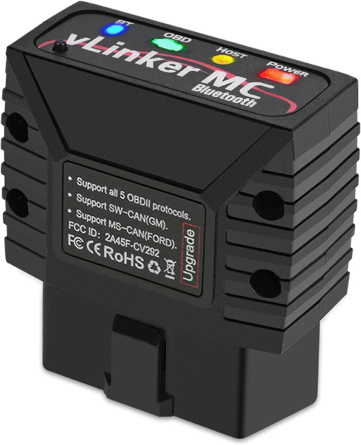 vLinker MC Mini Bluetooth OBD II Scanner Adapter Auto Diagnose Scan Tool und Codeleser für Android (