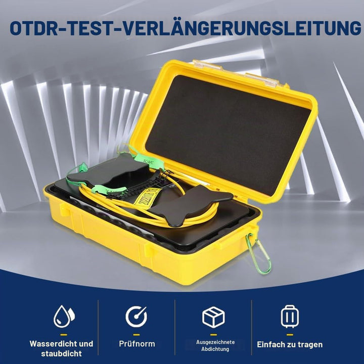 Uadme Glasfaserkabel, OTDR Launch Cable Box, Glasfaser-Kabel SC/APC auf SC/APC Simplex Singlemode 9/