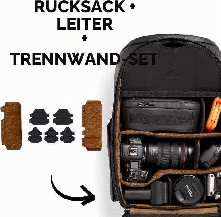 Gomatic Peter McKinnon Daypack + Divider Kit | Kamera-Rucksack | Tagesrucksack | Reisetasche | Lapto